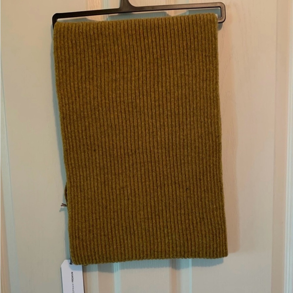 Topman Premium Ribbed Wool Scarf - Picture 4 of 7